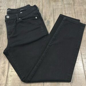 Banana Republic Skinny Jeans Black Premium Denim Perfect Like New size 28